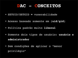 Palestra Selinux - Por Ulisses Castro - V FGSL e I SGSL