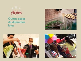 Outras ações
de diferentes
lojas
 