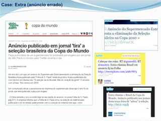 Case: Extra (anúncio errado) 