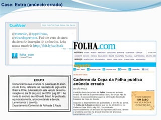 Case: Extra (anúncio errado) 