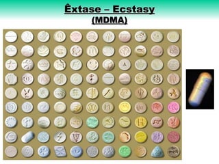 Êxtase – Ecstasy
    (MDMA)
 