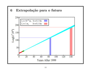 6 Extrapolação para o futuro
13
 