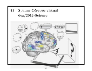 13 Spaun: Cérebro virtual
dez/2012-Science
30
 