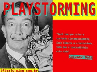 • “Salvador Dali – Você tem que criar a
  confusão sistematicamente, isso liberta a
  criatividade, tudo que é contraditório cria
  vida”
 