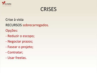 Aumentar o prazo de execução;- Pensar em alternativas tecnológicas (como uso de ferramentas já existentes, software livre, etc).