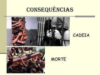 CONSEQUêNCIAS



              CADEIA




      MORTE
 