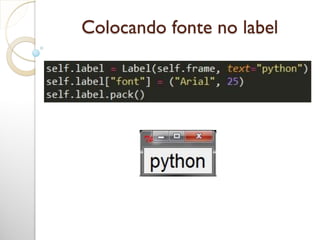 Colocando fonte no label
 