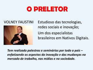 Talento e Esquisitice1PALESTRAMeu filho e a segurança na Internet: Incentivando práticas saudáveis e desenvolvendo discernimentoO que é WEB 2.0 e suas ofertas tentadoras