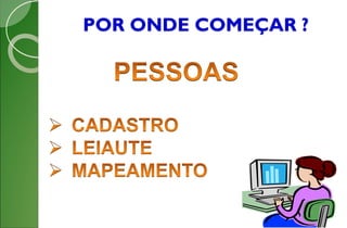 POR ONDE COMEÇAR ?
 