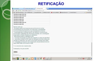 RETIFICAÇÃO
 