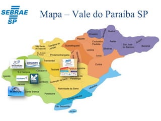 Mapa – Vale do Paraíba SP
 