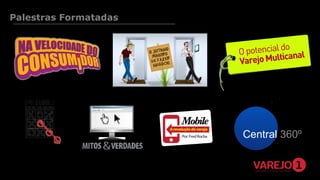 Palestras Formatadas

Central Central de
360º
Como inovar no
nosso mercado

Negócios

 