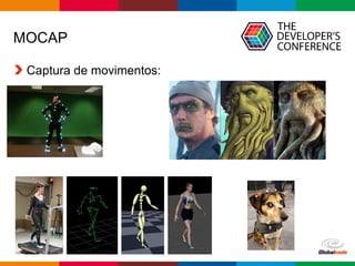 Globalcode – Open4education
MOCAP
Captura de movimentos:
 