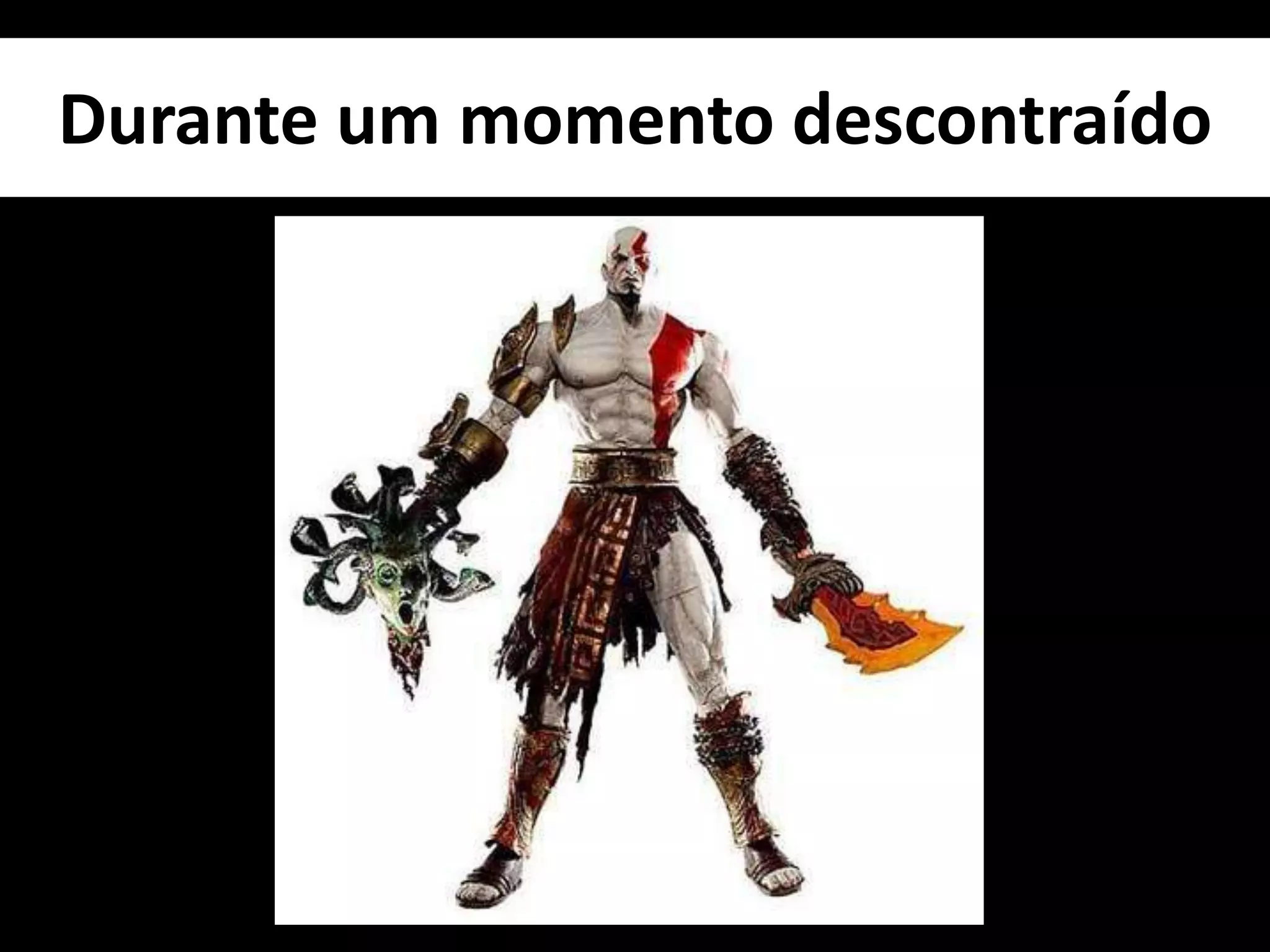 Durante um momentodescontraído