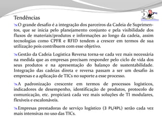 Tecnologia aplicada à Logistica