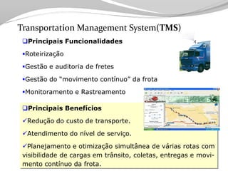 Tecnologia aplicada à Logistica