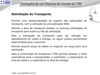 Tecnologia aplicada à Logistica