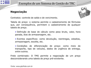 Tecnologia aplicada à Logistica