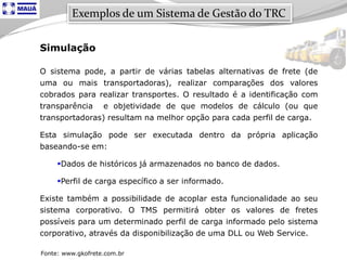 Tecnologia aplicada à Logistica