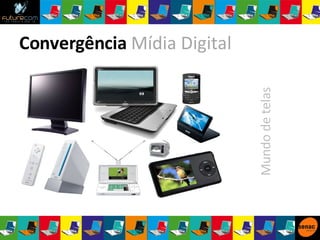 Convergência  Mídia Digital Mundo de telas 