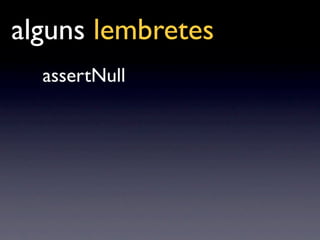 Palestra Testes De Unidade Com JUnit