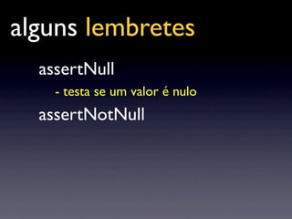 Palestra Testes De Unidade Com JUnit