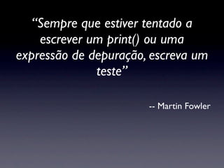 Palestra Testes De Unidade Com JUnit