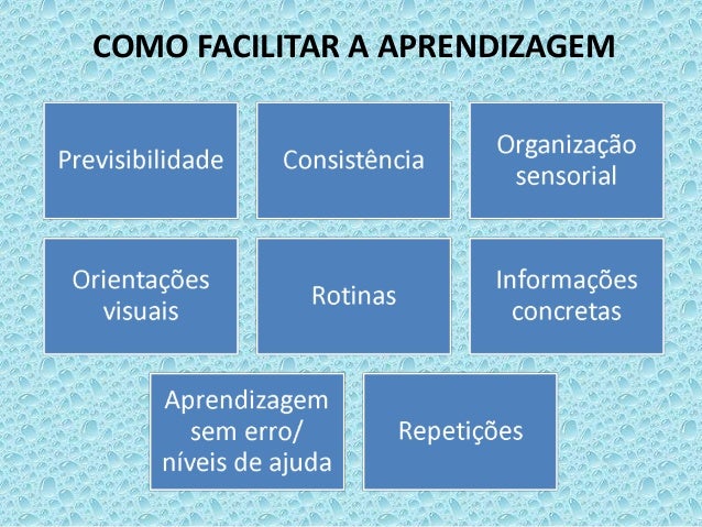 COMO FACILITAR A APRENDIZAGEM