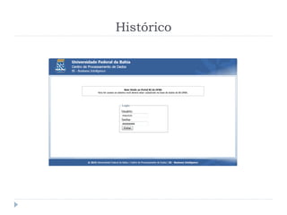 Histórico
 