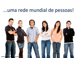 Os computadores, os sites e a tecnologia existem para que as pessoas estejam em rede, interagindo com outras pessoas. Fonte:  http://www.flickr.com/photos/matthamm/2945559128/ 