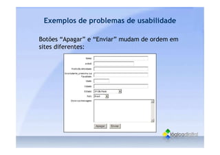O que é Usabilidade - Conceitos gerais