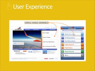 User Experience

 