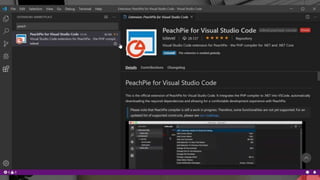 Vídeo de Instalação no Visual Studio Code.
 