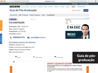 Guia de pós-
graduação
 