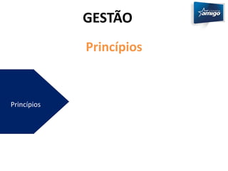 GESTÃO 
Princípios 
Princípios 
 