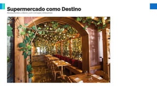 Supermercado como Destino
Restaurantes e Bares com Cervejas Artesanais
 