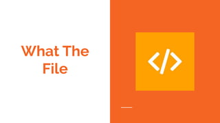 What The
File
 