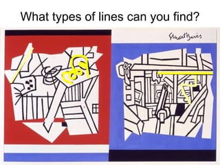 What types of lines can you find? 