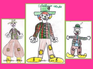 João Pedro – 3º ano Miguel – 3º ano Ricardo – 3º ano 