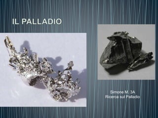 Simone M. 3A
Ricerca sul Palladio
 