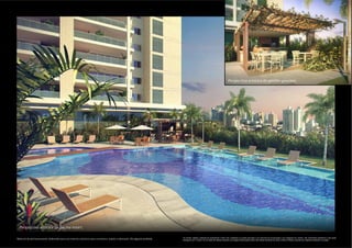 Perspectiva artística do gazebo gourmet.




  Perspectiva artística da piscina resort.

                                                                                                                               Os móveis, objetos, materiais de acabamento e itens não constantes do projeto aprovado e do memorial de incorporação a ser registrado em cartório, são meramente ilustrativos e não serão
Material de pré-lançamento, elaborado para uso interno, exclusivo para corretores, sujeito à alteração. Divulgação proibida.   entregues com o imóvel. Por se tratar de material impresso, as imagens desta pasta podem não retratar fielmente as cores, brilhos e reflexos naturais dos materiais presentes no projeto.
 
