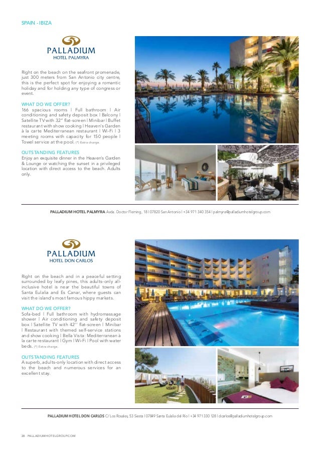 Hotels Directory Palladium Hotel Group English