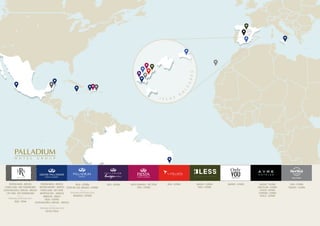 MADRID – ESPAÑAIBIZA – ESPAÑAIBIZA – ESPAÑA
COSTA DEL SOL, MALAGA – ESPAÑA
PRÓXIMA APERTURA 2020
MENORCA - ESPAÑA
MADRID – ESPAÑA
BARCELONA – ESPAÑA
OVIEDO - ESPAÑA
CORDOBA – ESPAÑA
SEVILLE – ESPAÑA
IBIZA – ESPAÑA
TENERIFE – ESPAÑA
IBIZA – ESPAÑASANTO DOMINGO – REP. DOM.
IBIZA – ESPAÑA
RIVIERA MAYA – MÉXICO
PUNTA CANA – REP. DOMINICANA
COSTA MUJERES, CANCUN – MÉXICO
CAP CANA - REP. DOMINICANA
PRÓXIMA APERTURA 2021
IBIZA - SPAIN
RIVIERA MAYA – MÉXICO
RIVIERA NAYARIT – MÉXICO
PUNTA CANA – REP. DOM.
MONTEGO BAY – JAMAICA
IMBASSAI – BRASIL
IBIZA – ESPAÑA
COSTA MUJERES, CANCUN – MÉXICO
PRÓXIMA APERTURA 2020
SICILIA- ITALIA
MADRID – ESPAÑA
IBIZA – ESPAÑA
I S L A S
B
A
L
E
A
RES
 