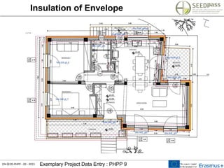 EN-SEED-PHPP - 20 - 2015 Exemplary Project Data Entry : PHPP 9
Insulation of Envelope
 