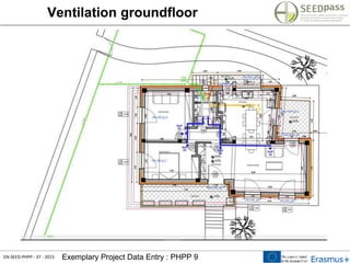 EN-SEED-PHPP - 37 - 2015 Exemplary Project Data Entry : PHPP 9
Ventilation groundfloor
 