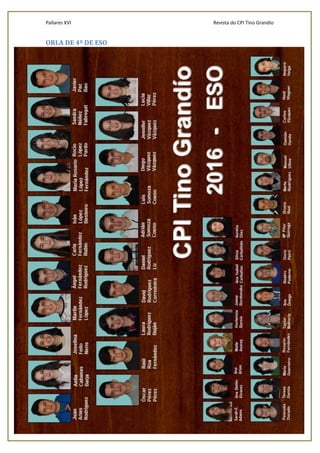 Pallares XVI Revista do CPI Tino Grandío
34
ORLA DE 4º DE ESO
 