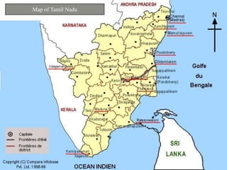 Map of Tamil Nadu
 