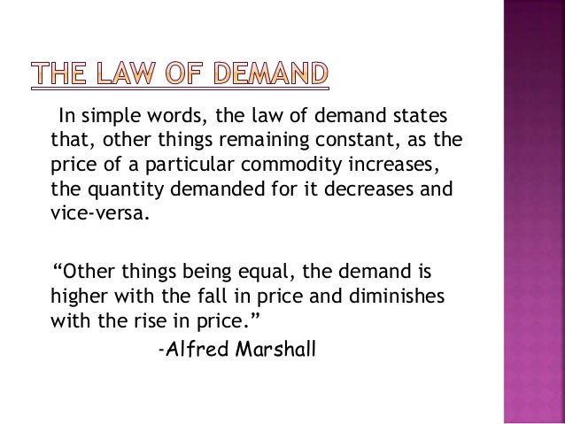 Law of Demand & its exceptions