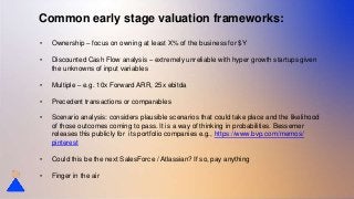 Angel investing framework in B2B SaaS | PPTX