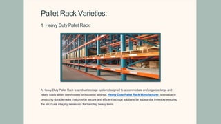 Pallet Racks: A Brief Journey Through Time | PPTX
